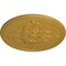 Ekena Millwork Milton Ceiling Medallion (Fits Canopies up to 7 7/8"), 40 5/8"OD x 1 3/4"P, Iridescent Gold CM40MIIGS - alternate 2